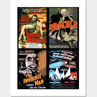 Vintage Horror Movies Collection #1 Posters and Art